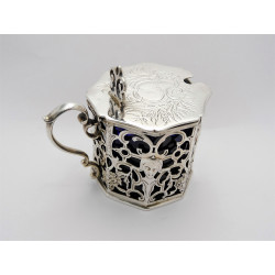 Silver mustard pot London 1847 Charles Fox