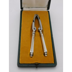 Silver nut crackers by Georg Jensen Acorn