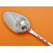 Silver picture back table spoon Urn of flowers