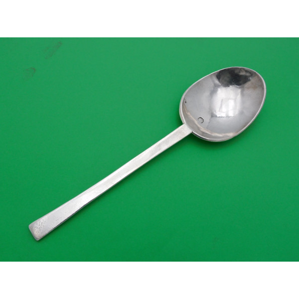 Silver puritan spoon by Jeremy Johnson 1663
