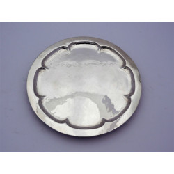 Silver salver by Omar Ramsden London 1927