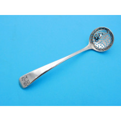 Silver spice sifter spoon London 1786 Richard Crossley