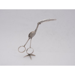 Silver stork ribbon threaders 1883 George Unite