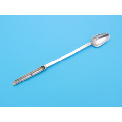 Silver sucket spoon marrow scoop London c1690 TN