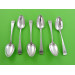 Silver teaspoons York 1810 by Cattle Barber
