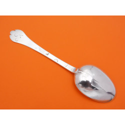 Silver trefid spoon London 1693 Stephen Coleman
