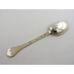 Silver trefid spoon by John King London 1683