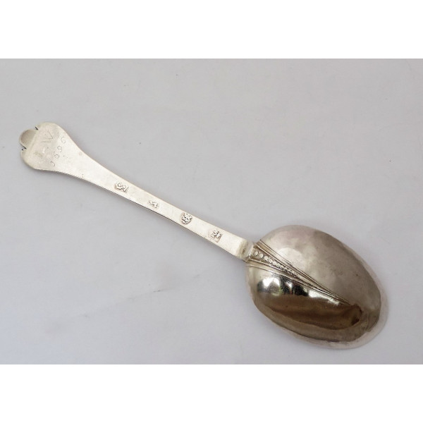 Silver trefid spoon by William Matthew
