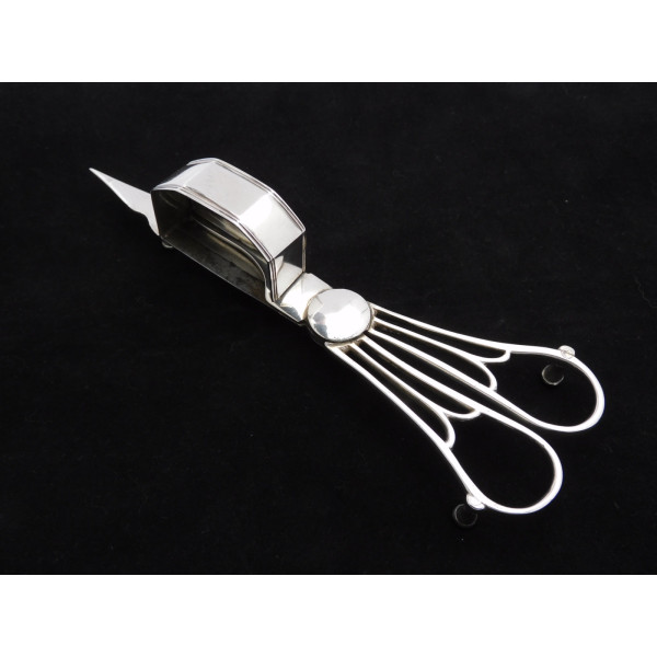 Silver wick tremmer candle snuffers Wilkes Booth