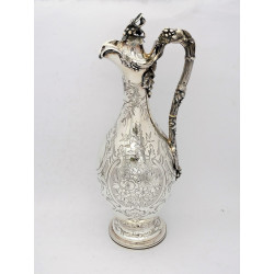 Silver wine ewer London 1848 Reily Storer