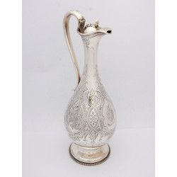 Silver wine ewer London 1863 Richards Brown