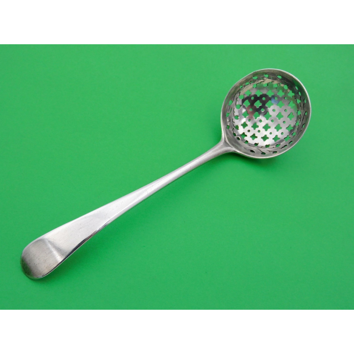 Georgian Silver Sugar Sifter Spoon, 1788 GS/WF » Antique Silver Spoons