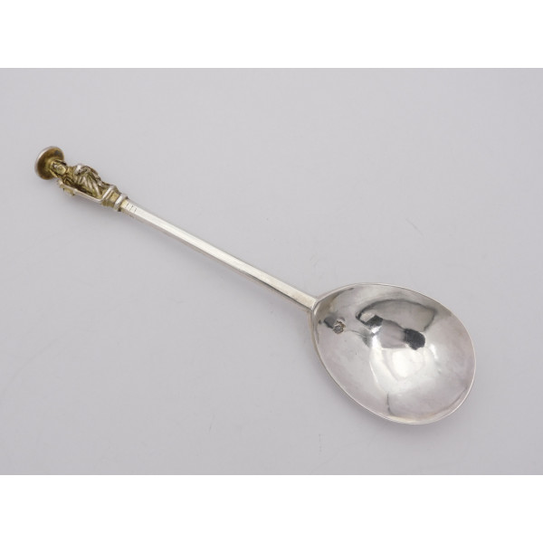 St James the Greater silver apostle spoon by William Cawdell