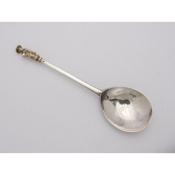 St Peter silver apostle spoon London 1639 by Thomas Payne