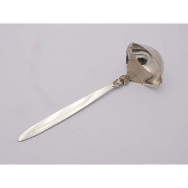 Sterling Cactus pattern sauce ladle Georg Jensen