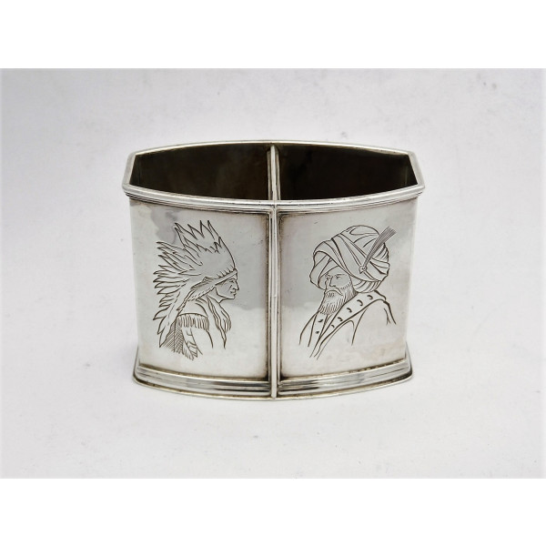 Sterling silver spill holder London 1929 by Omar Ramsden