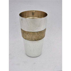 Stuart Devlin silver beaker