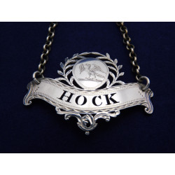 Susanna Barker silver Hock Wine label 1780