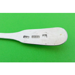 Tain silver spoon by Richard Wilkie Scottish