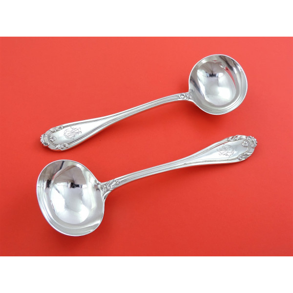 Tamworth Pattern silver sauce ladles London 1868 George Adams