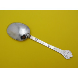 Taunton silver trefid spoon by Samuel Dell 1693