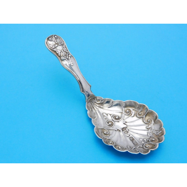 Thomas Dones Silver caddy spoon Birmingham 1851