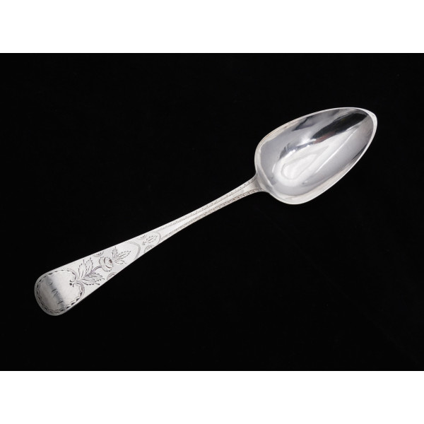 Thomas de Gruchy John le Gallais Jersey silver table spoon