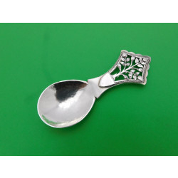 Tree of Life HG Murphy silver caddy spoon