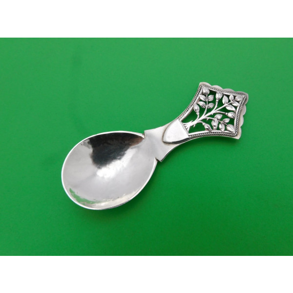Tree of Life HG Murphy silver caddy spoon