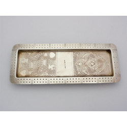Victorian silver criggabe board 1891 by Mills Co Goodall