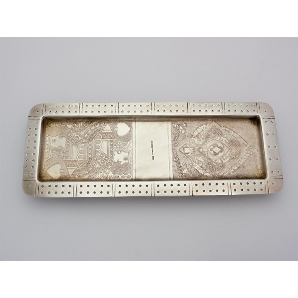 Victorian silver criggabe board 1891 by Mills Co Goodall