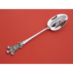 Victorian silver moustache spoon Sheffield 1891