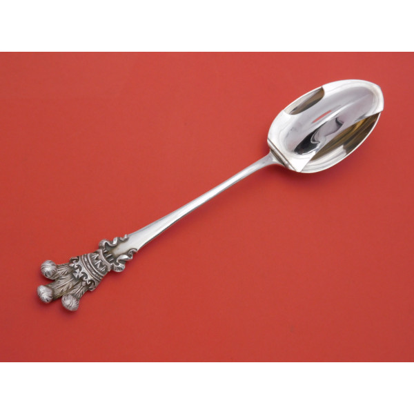 Victorian silver moustache spoon Sheffield 1891