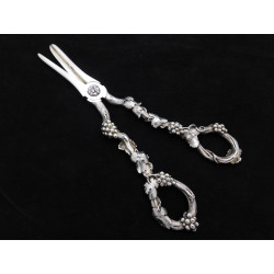 Vine Grapes silver grape shears Francis Higgins 1883