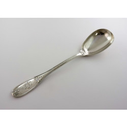 Wellington pattern silver serving spoon 1851 George Adams