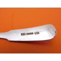 Wick silver toddy ladle by John Sellars