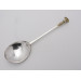 William Cary silver baluster seal top spoon 1840