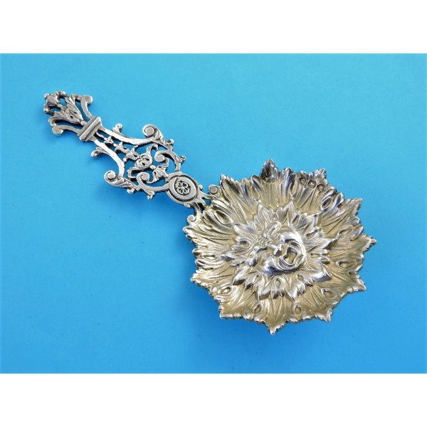 William Comyn silver caddy spoon. London 1891