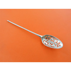 William Petley silver mote spoon Georgian