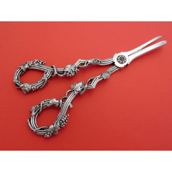 Wine tendril silver grape scissors London 1879 Francis Higgins