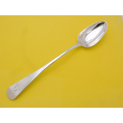York silver basting spoon Barber Whitwell 1821