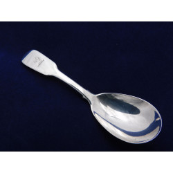 York silver caddy spoon Barber north 1842