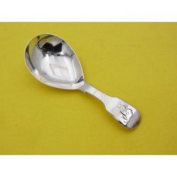 York silver caddy spoon by Barber Whitwell