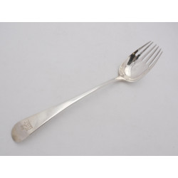 York silver serving fork by Hampston Prince Cattles