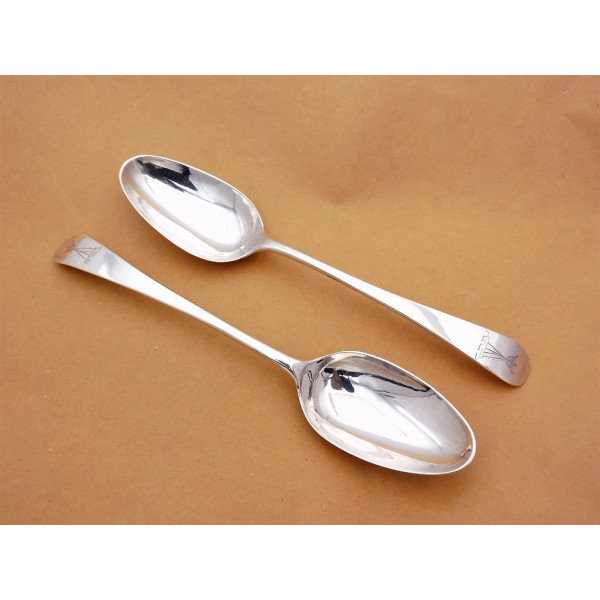 York silver table spoons by Hampston Prince 1783