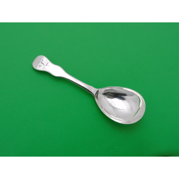 York silver tea caddy spoon Barber Whitwell