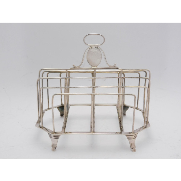 York silver toast rack 1791 by Hampston Prince