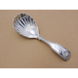 fiddle thread shell silver caddy spoon Elizabeth Eaton v2