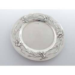 art nouveau silver plate by gilbert marks london 1898