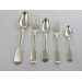 canteen of silver fiddle cutlery london by eaton